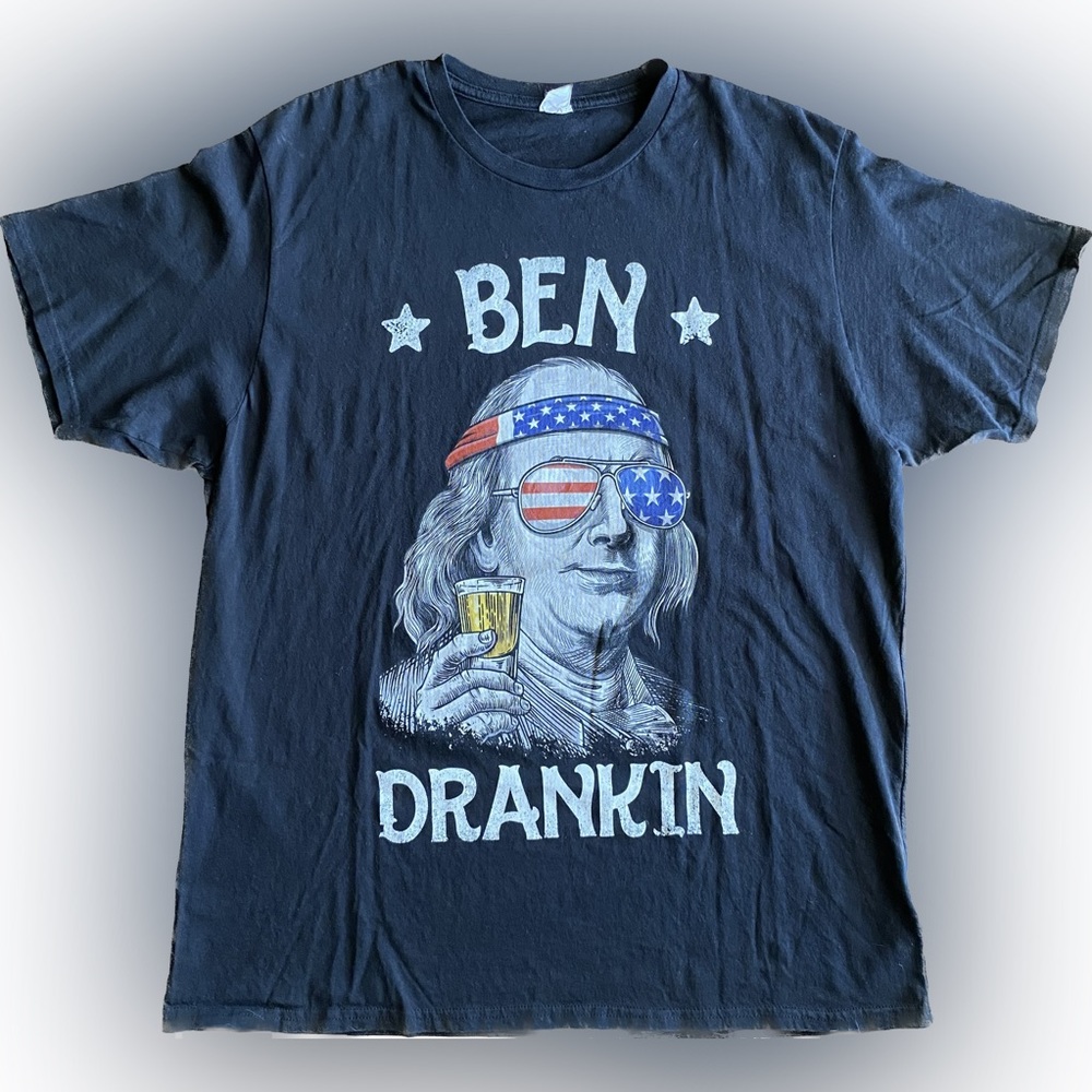 Amazon Ben Drankin 4th of July T-Shirt - Men’s Large